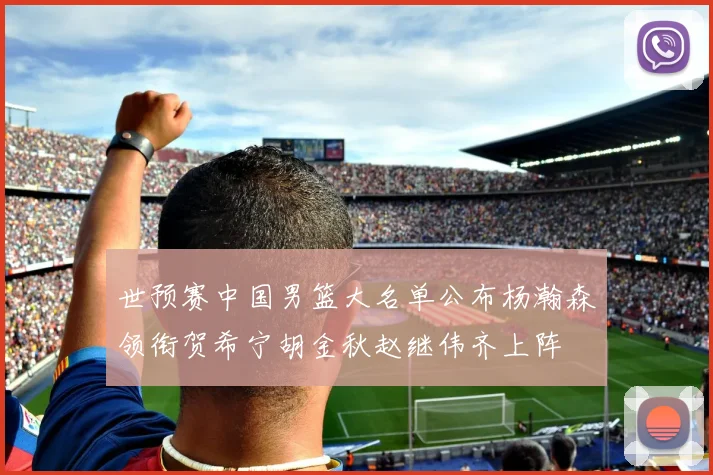 世预赛中国男篮大名单公布杨瀚森领衔贺希宁胡金秋赵继伟齐上阵